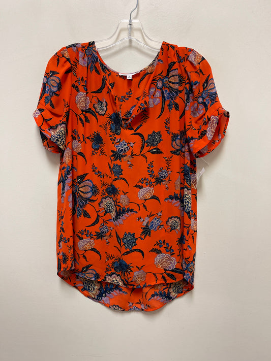 Top Short Sleeve By Dr2 In Orange, Size: M