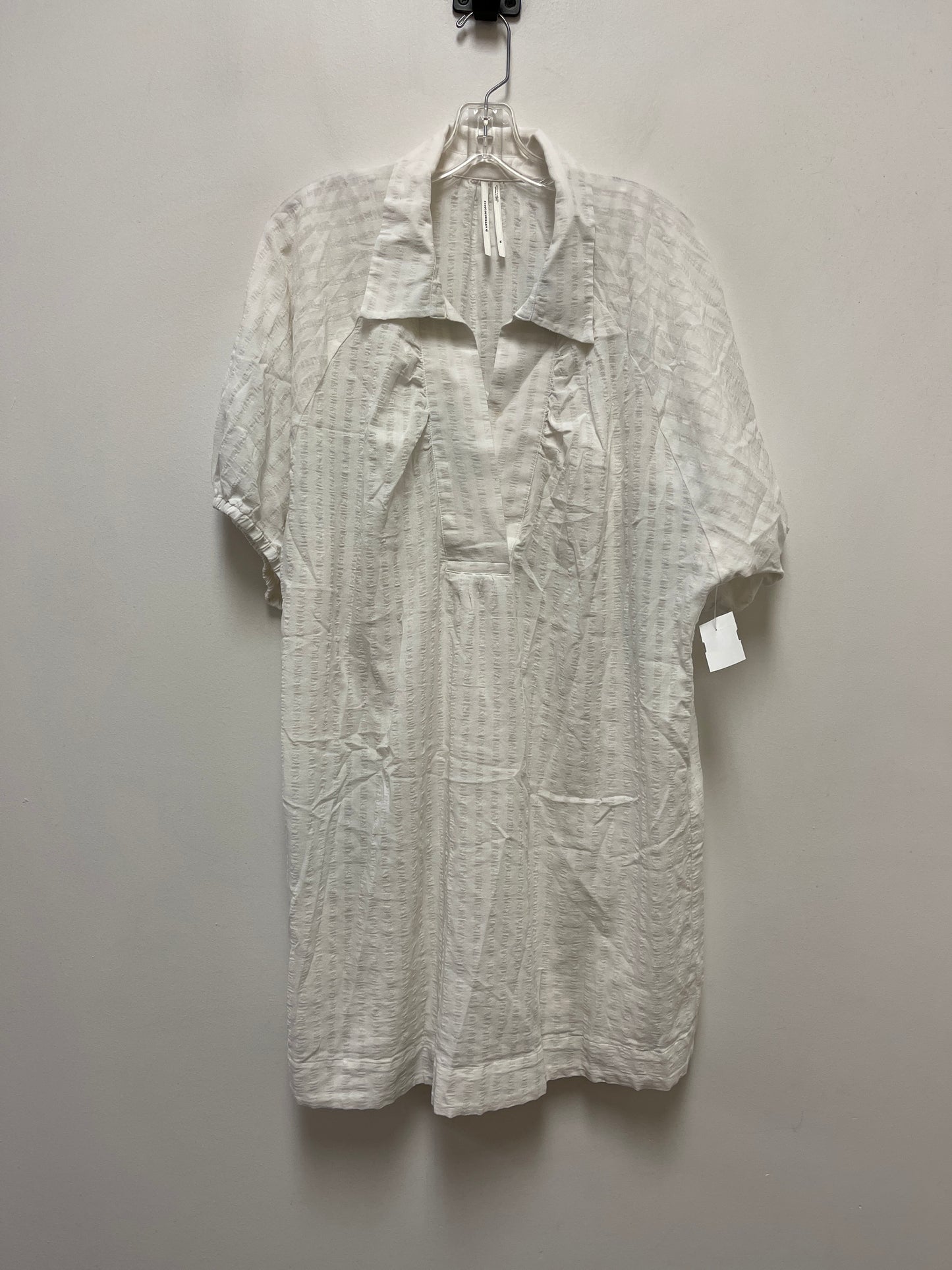 Dress Casual Short By Anthropologie In Cream, Size: Xl