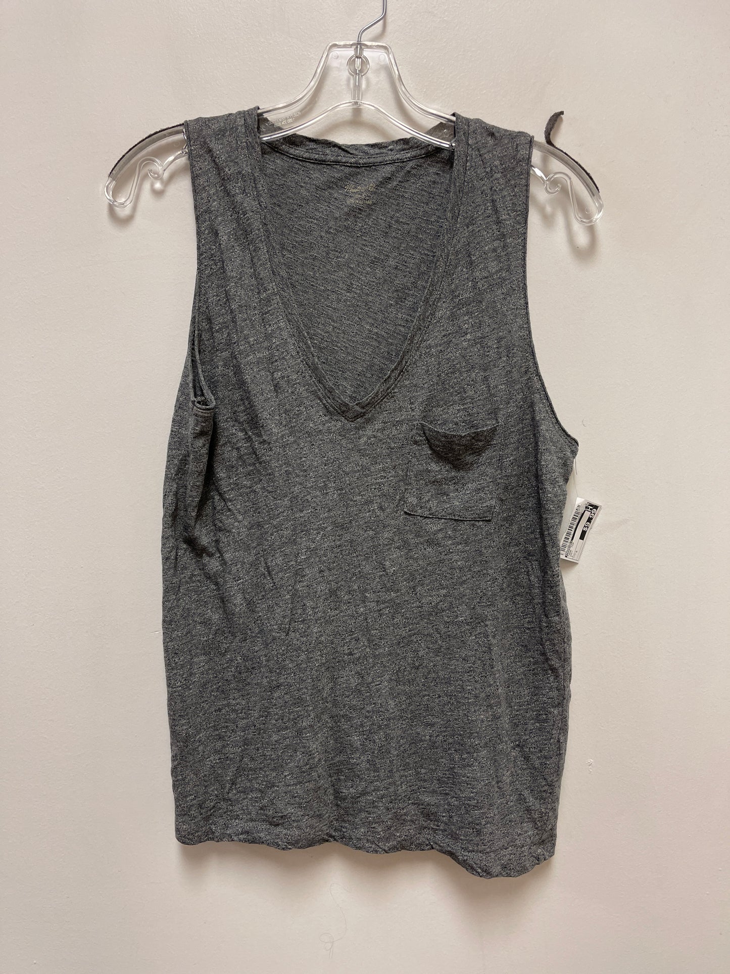 Tank Top By Madewell In Grey, Size: S