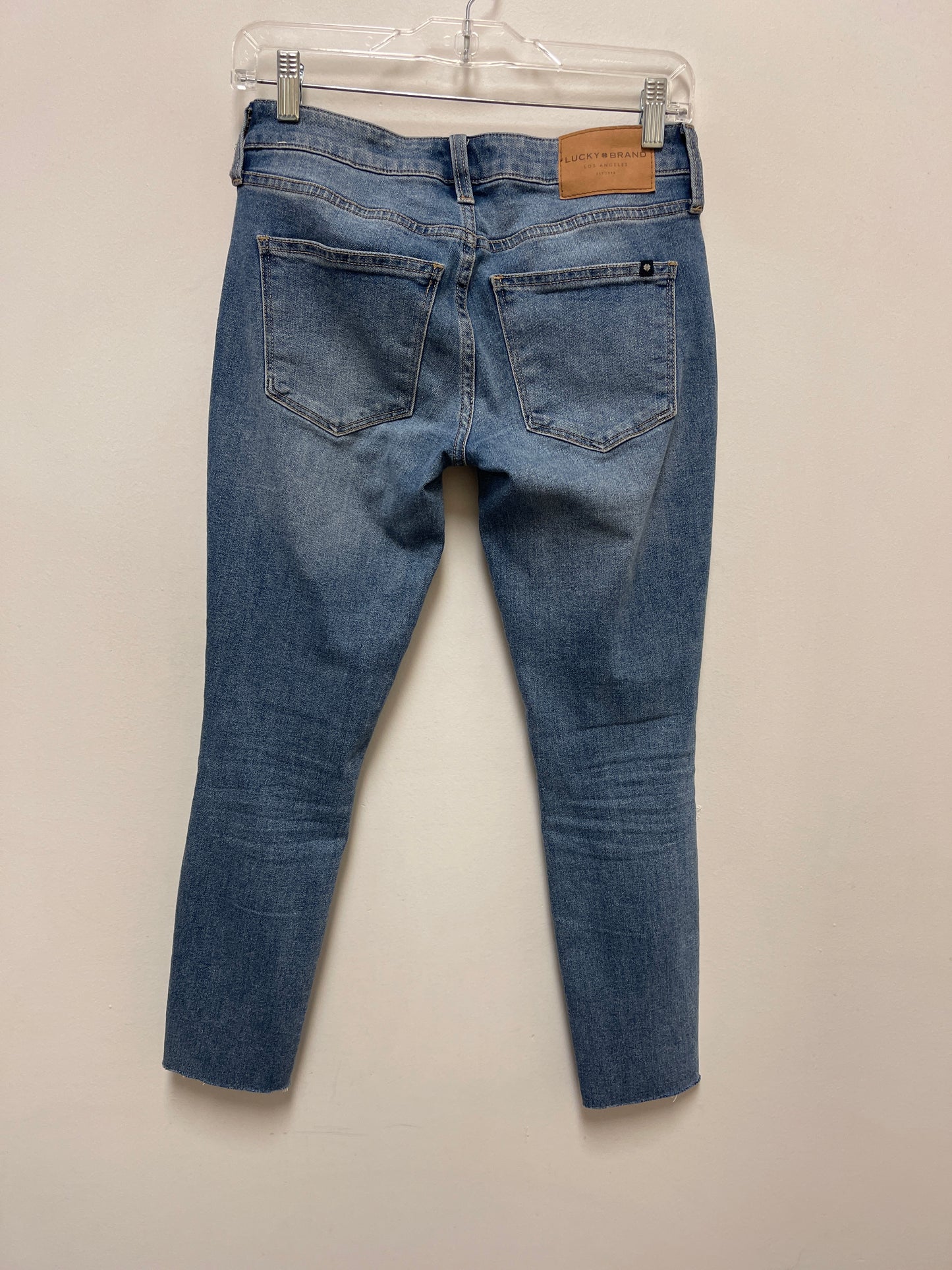 Jeans Skinny By Lucky Brand In Blue Denim, Size: 2