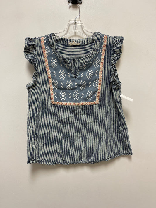 Top Sleeveless By Entro In Blue, Size: M