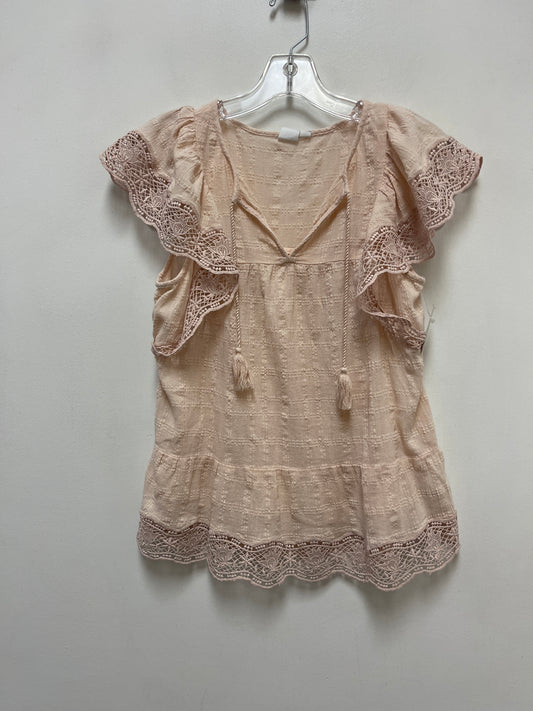 Top Sleeveless By Gap In Cream, Size: Xs