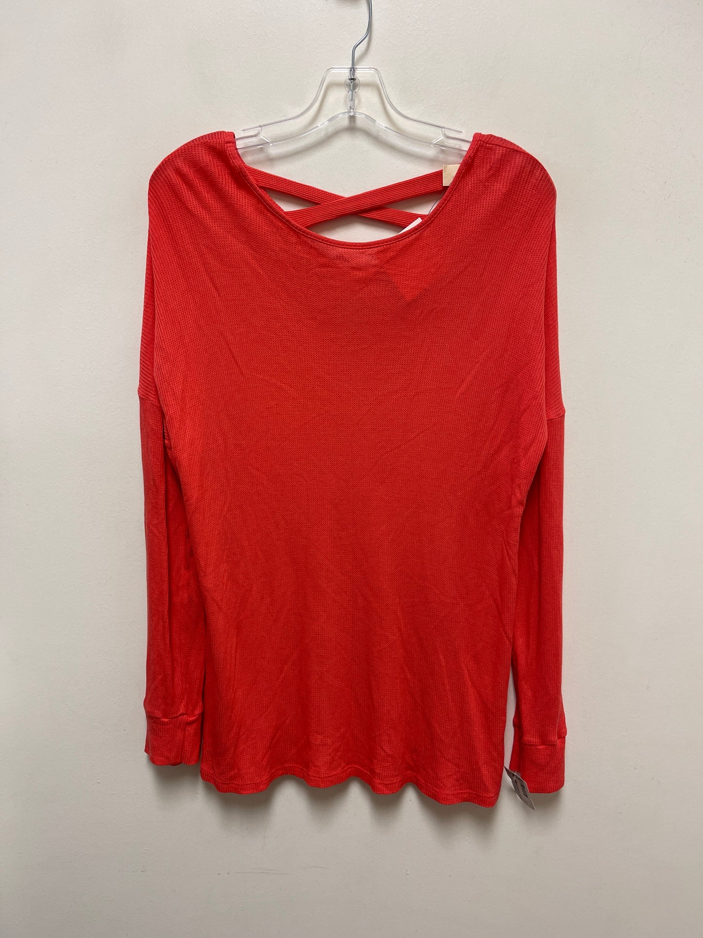 Top Long Sleeve By 7th Ray In Coral, Size: S