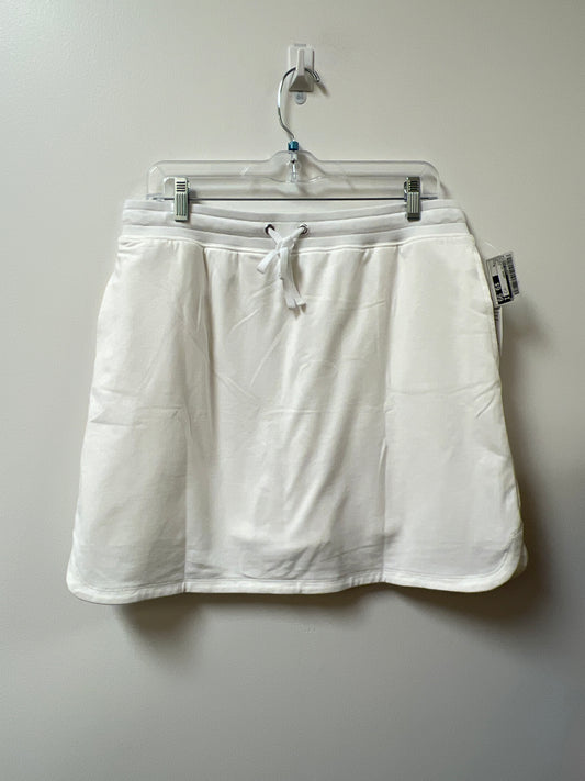 Athletic Skort By Karen Scott In White, Size: M