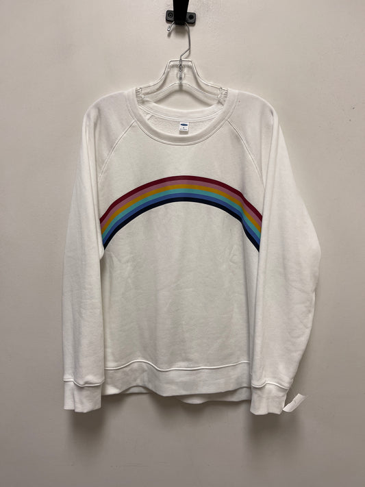 Sweater By Old Navy In White, Size: Xl