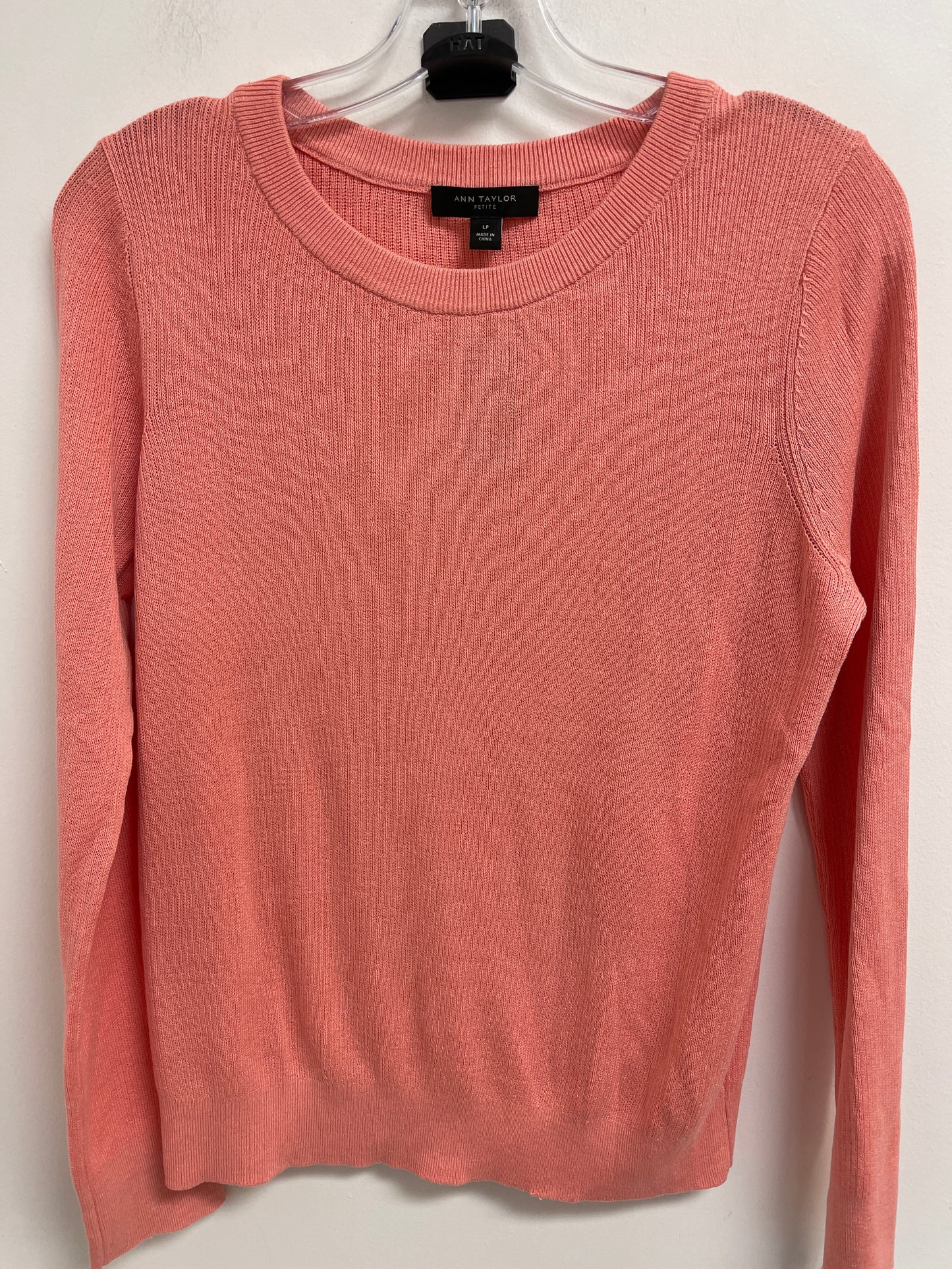 Top Long Sleeve By Ann Taylor In Pink, Size: Lp