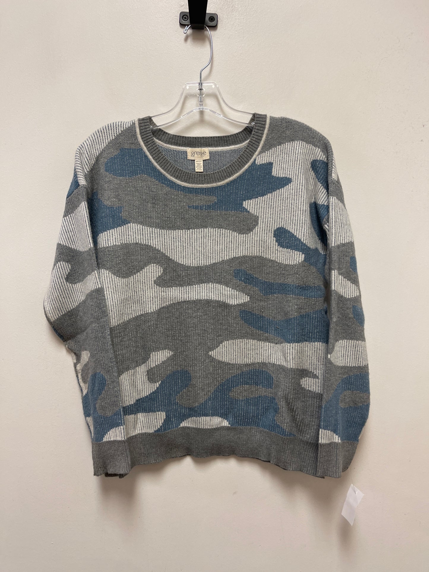 Sweater By Clothes Mentor In Grey, Size: S