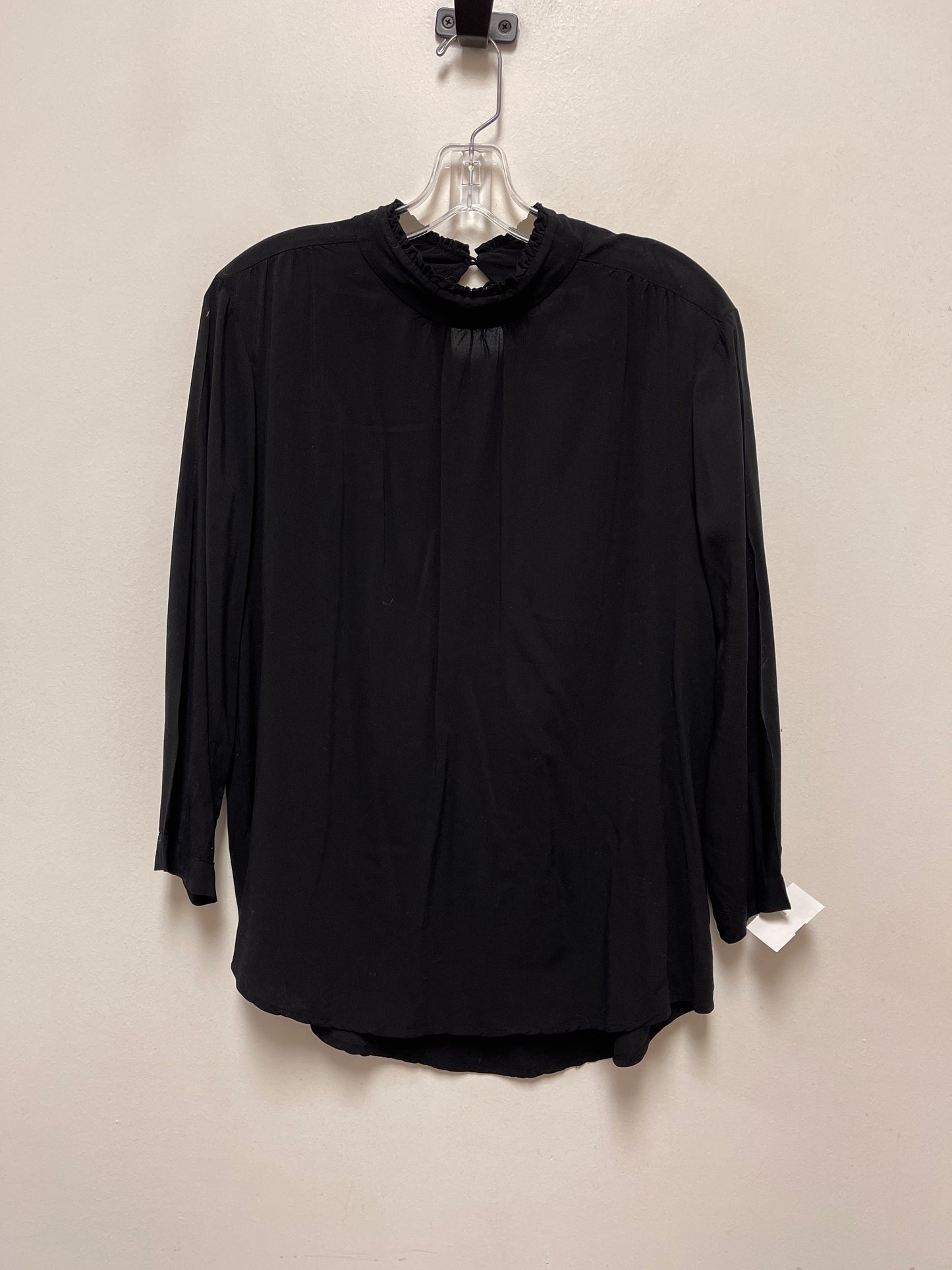 Top Long Sleeve By Velvet In Black, Size: S