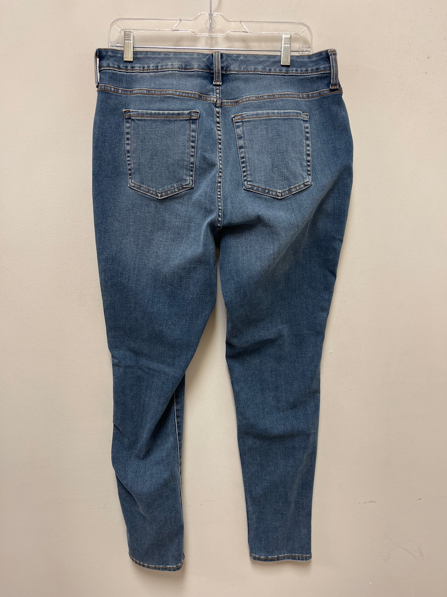 Jeans Skinny By Time And Tru In Blue Denim, Size: 12