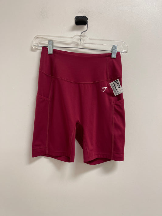 Athletic Shorts By Gym Shark In Red, Size: S