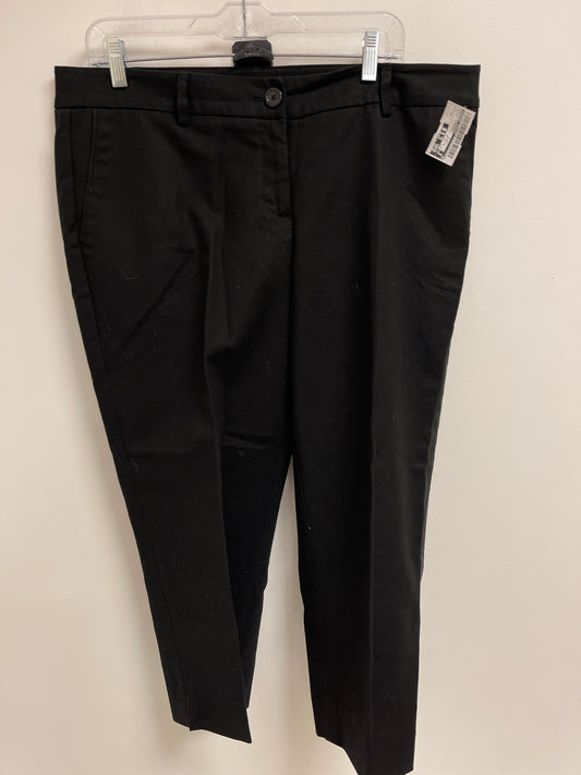 Pants Cropped By Hilary Radley In Black, Size: 14