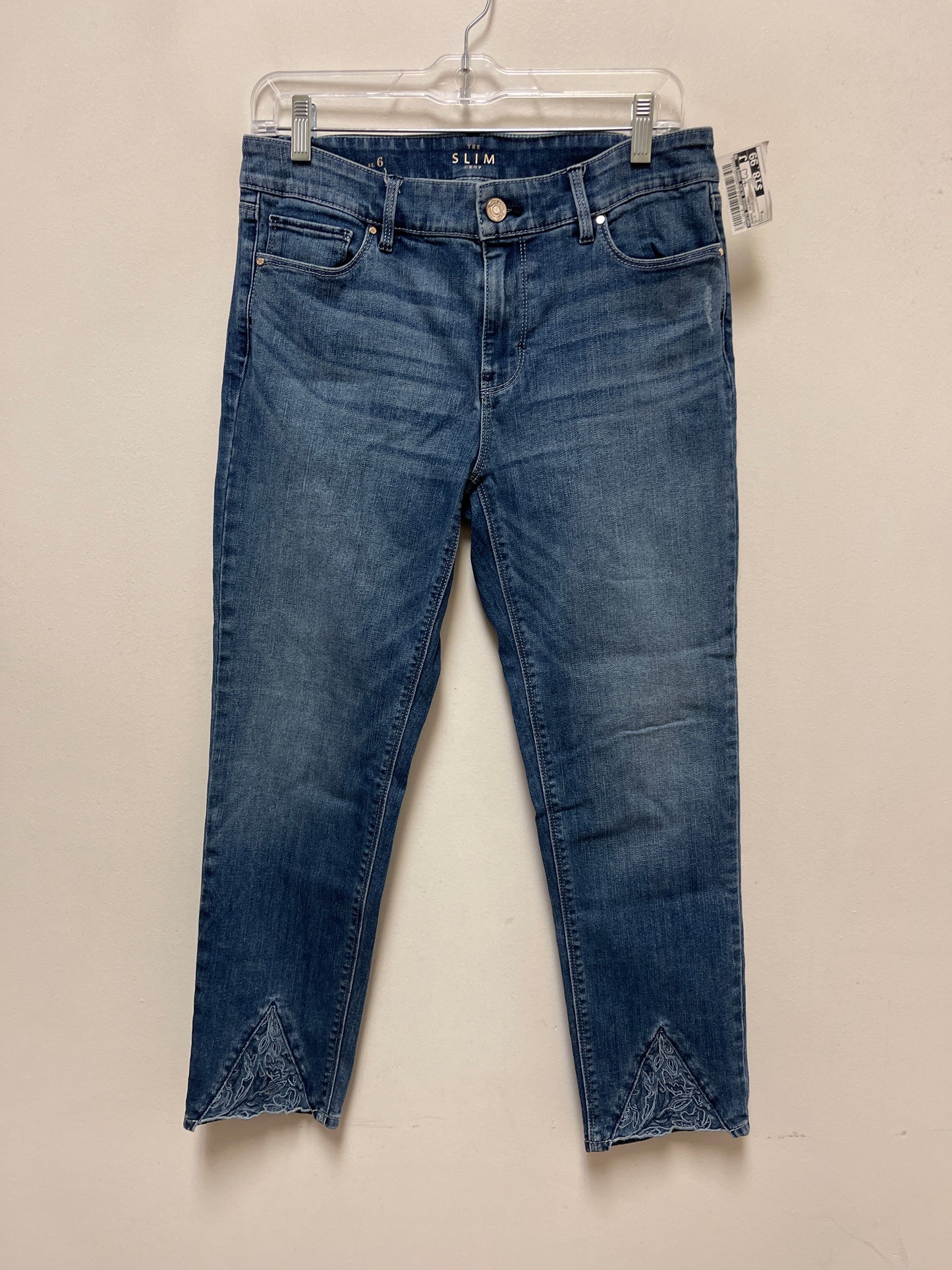 Jeans Skinny By White House Black Market In Blue Denim, Size: 6