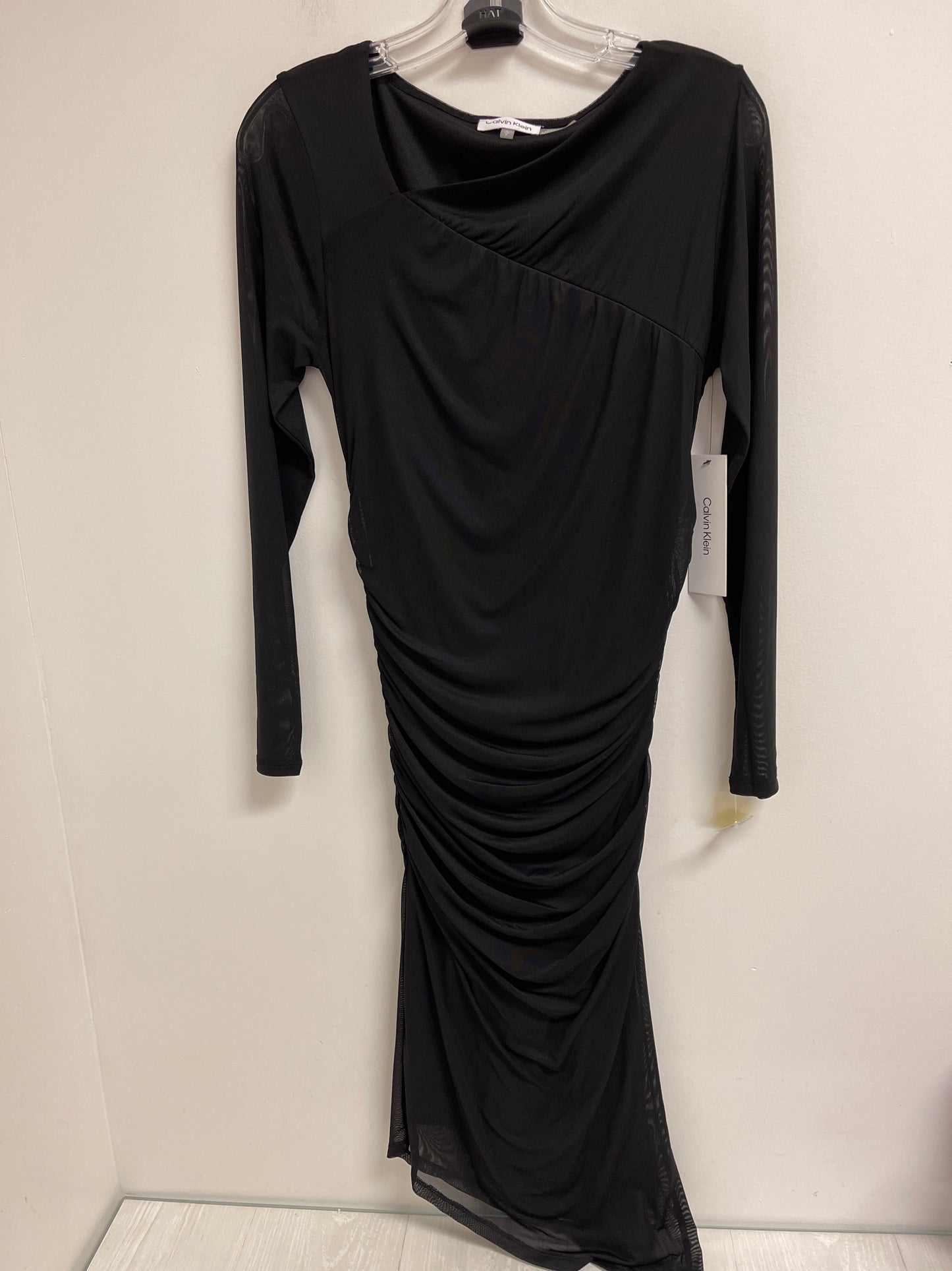 Dress Casual Maxi By Calvin Klein In Black, Size: S