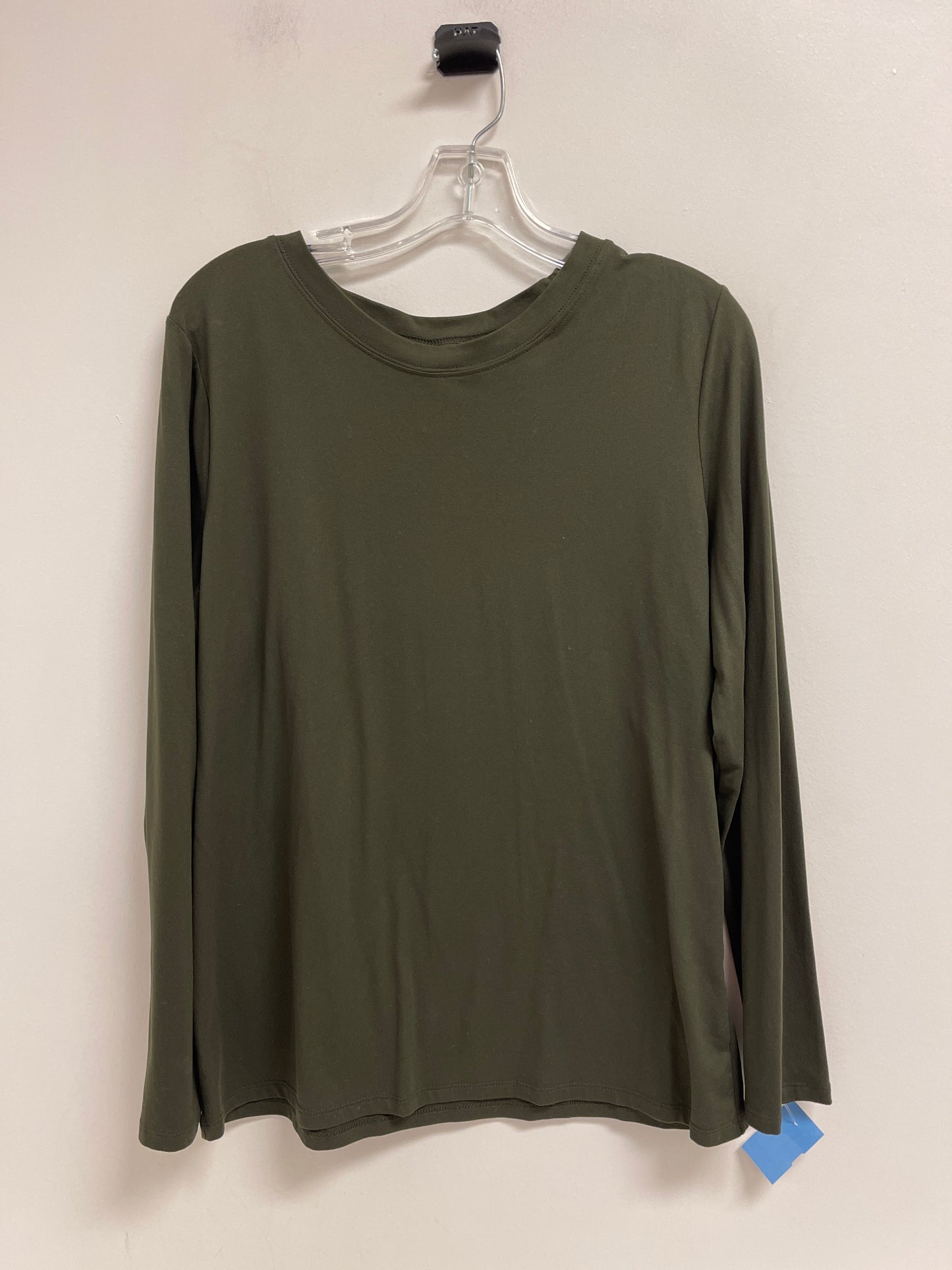 Top Long Sleeve By Zenana Outfitters In Green, Size: 1x