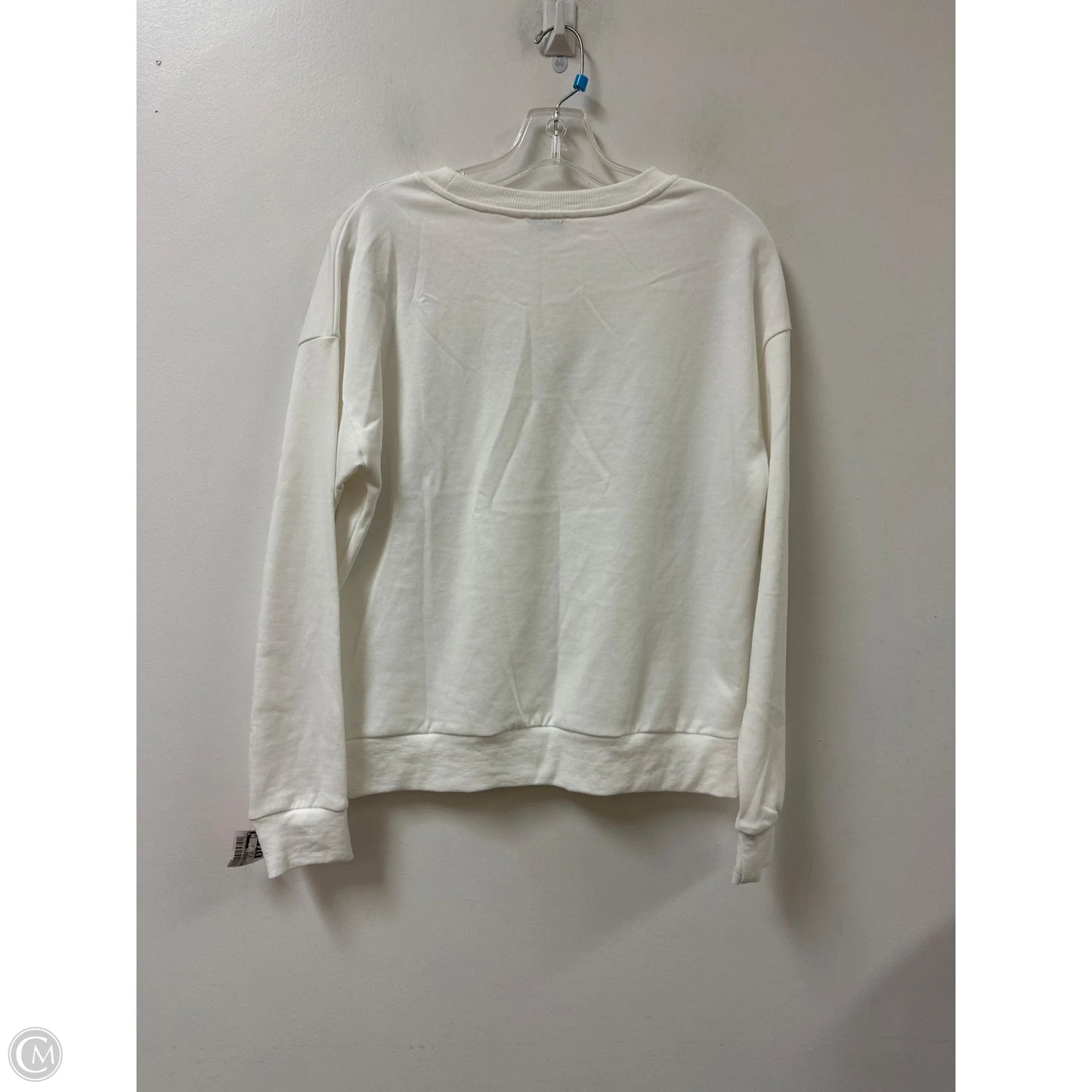 Sweater By Clothes Mentor In White, Size: S