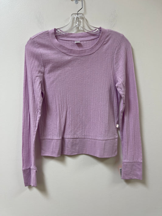 Top Long Sleeve By Old Navy In Purple, Size: S