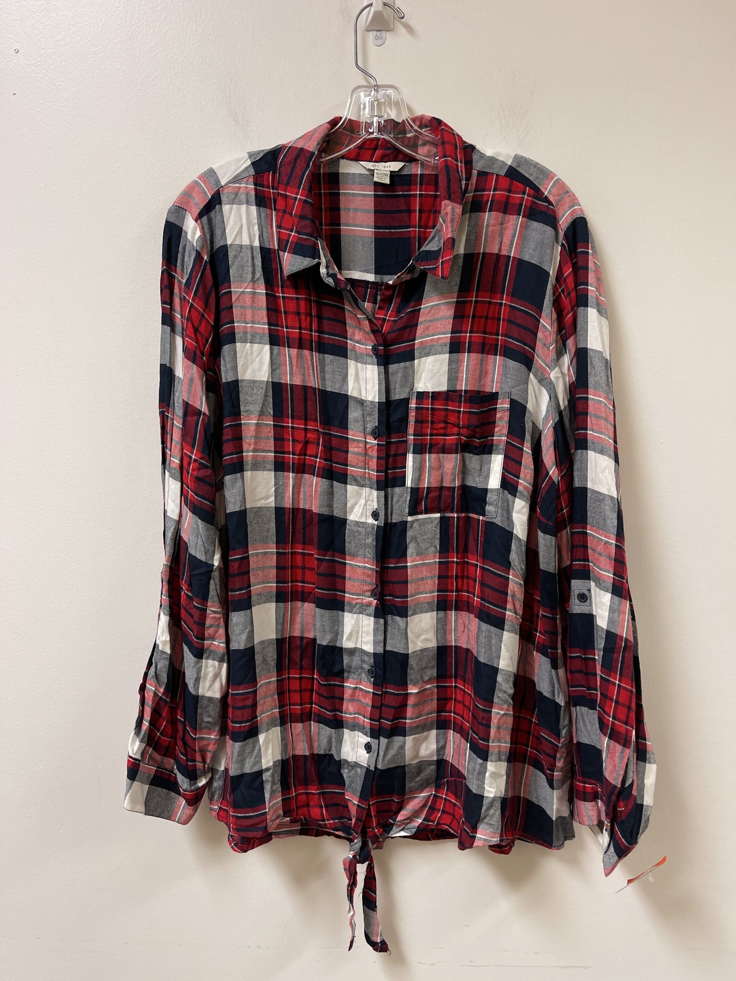 Top Long Sleeve By Cato  Size: 2x