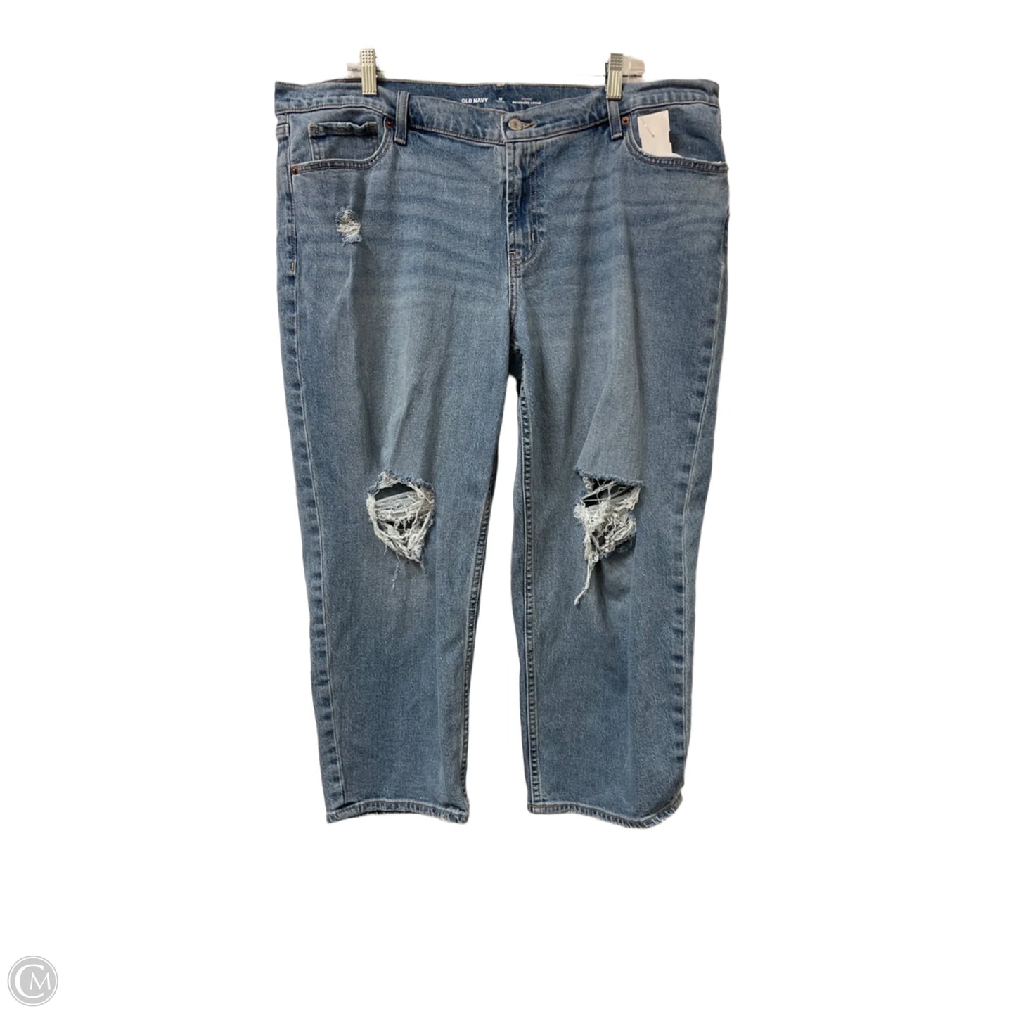 Jeans Boyfriend By Old Navy In Blue Denim, Size: 18