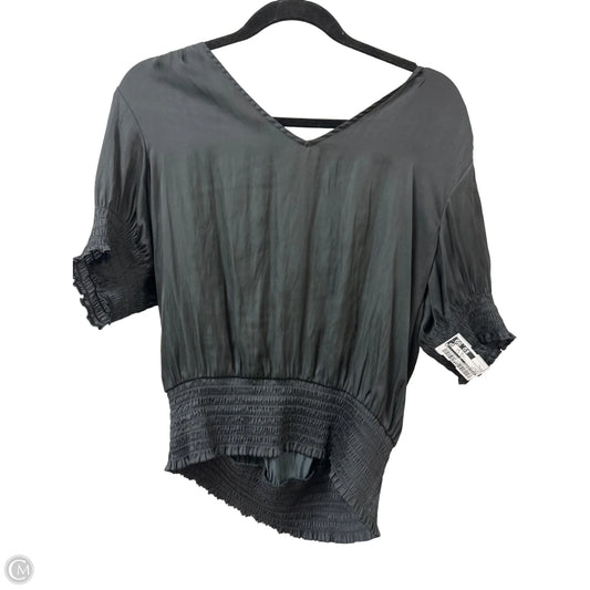 Top Short Sleeve By Philosophy In Black, Size: L