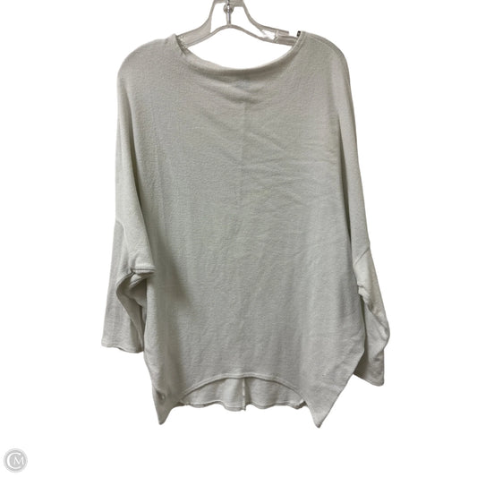 Top Long Sleeve By Blue Rain In White, Size: L