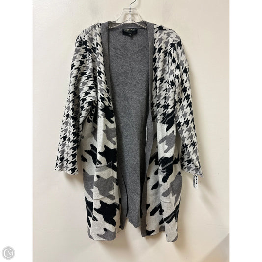 Cardigan By Joseph A. In Grey, Size: 2x