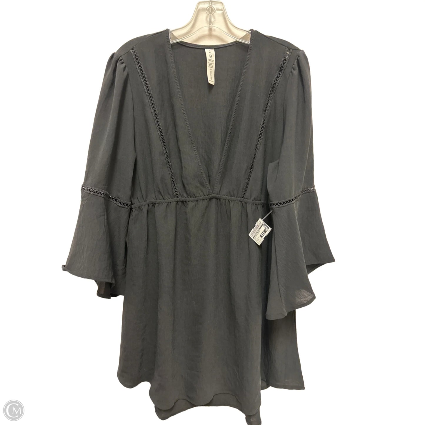 Swimwear Cover-up By Clothes Mentor In Black, Size: Xl