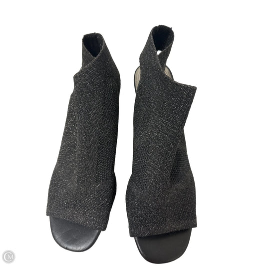Sandals Heels Block By Dressbarn In Black, Size: 9