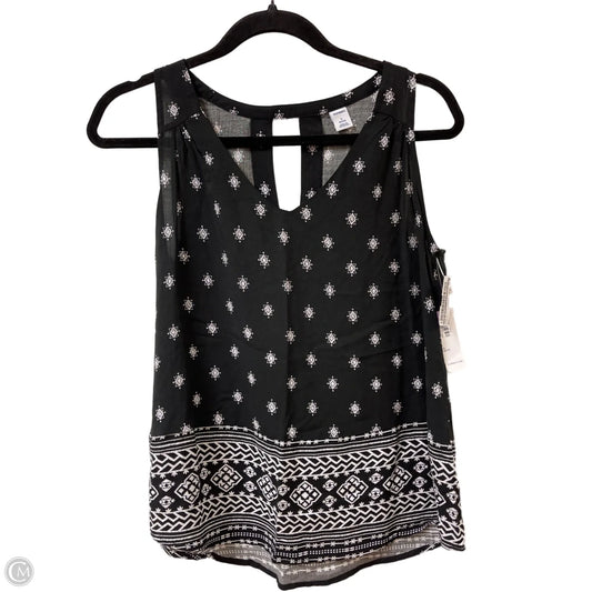 Top Sleeveless By Old Navy In Black, Size: Sp