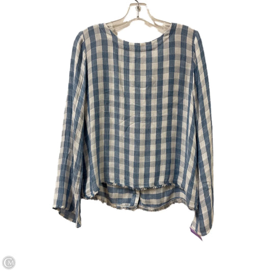 Top Long Sleeve By Cloth & Stone In Blue, Size: S