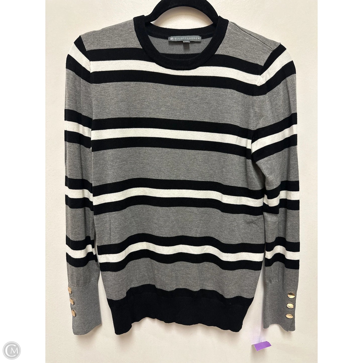 Sweater By Elliott Lauren In Grey, Size: Xs