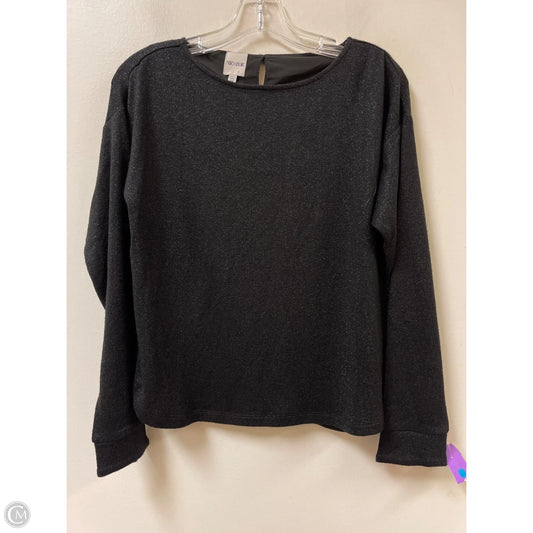 Top Long Sleeve By Nic + Zoe In Black, Size: Xs