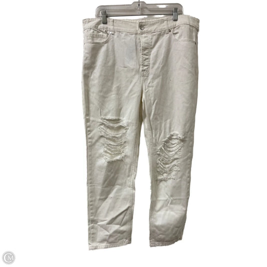 Pants Other By Clothes Mentor In Cream, Size: 14