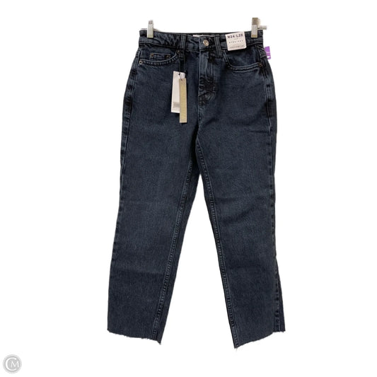 Jeans Skinny By Top Shop In Blue Denim, Size: 0