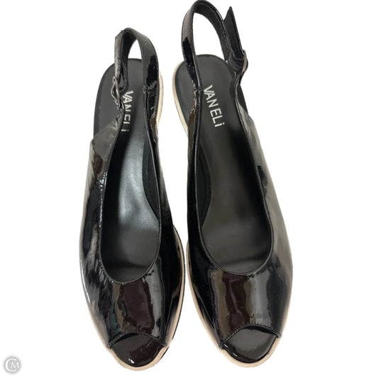 Sandals Flats By Vaneli In Black, Size: 9.5