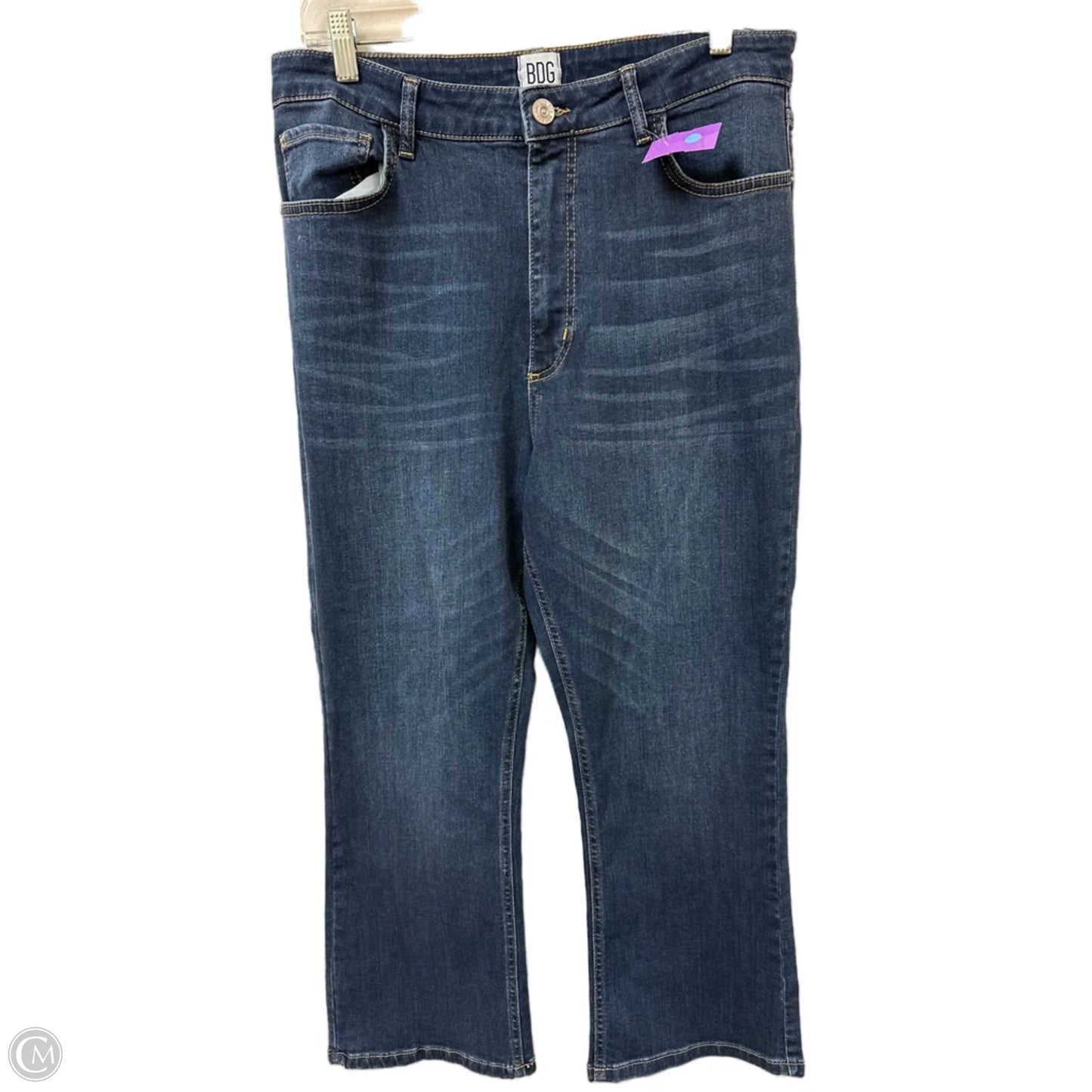 Jeans Boot Cut By Bdg In Blue Denim, Size: 14