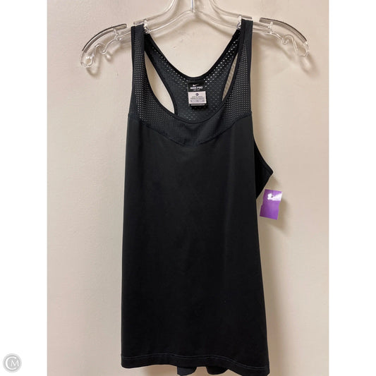 Athletic Tank Top By Nike Apparel In Black, Size: Xl