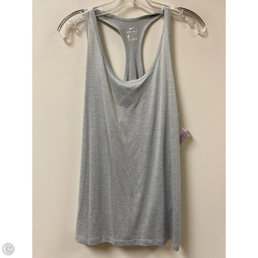 Athletic Tank Top By Nike Apparel In Grey, Size: Xl
