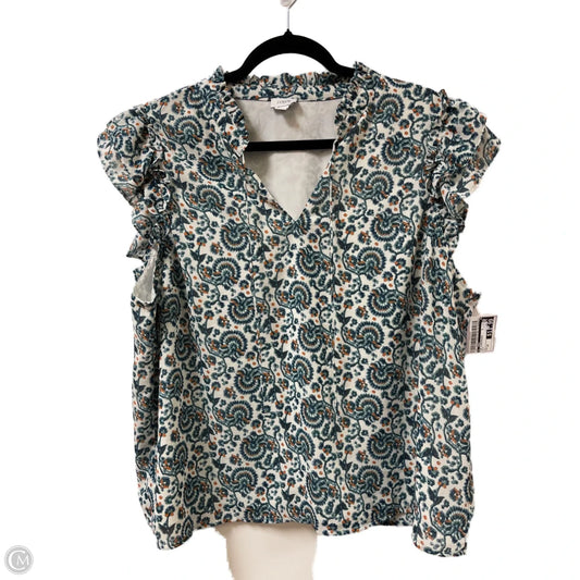 Top Sleeveless By J. Crew In Blue, Size: 1x