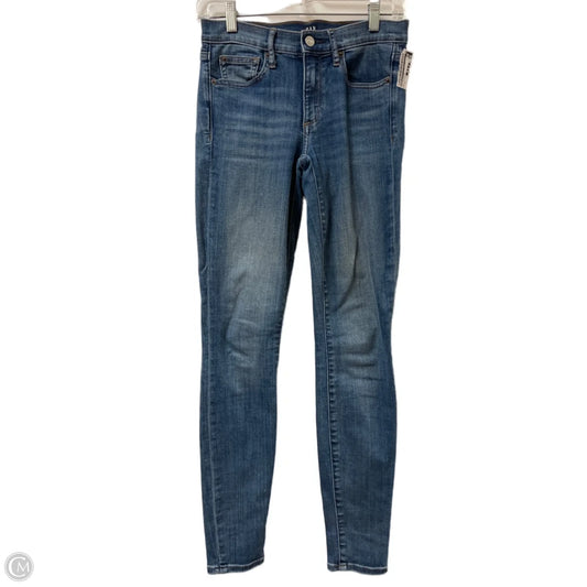 Jeans Skinny By Gap In Blue Denim, Size: 4l