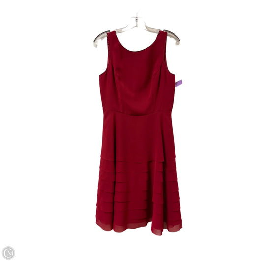 Dress Party Midi By White House Black Market In Red, Size: S