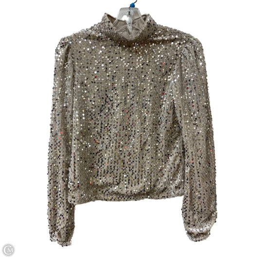 Blouse Long Sleeve By Sanctuary In Grey, Size: S