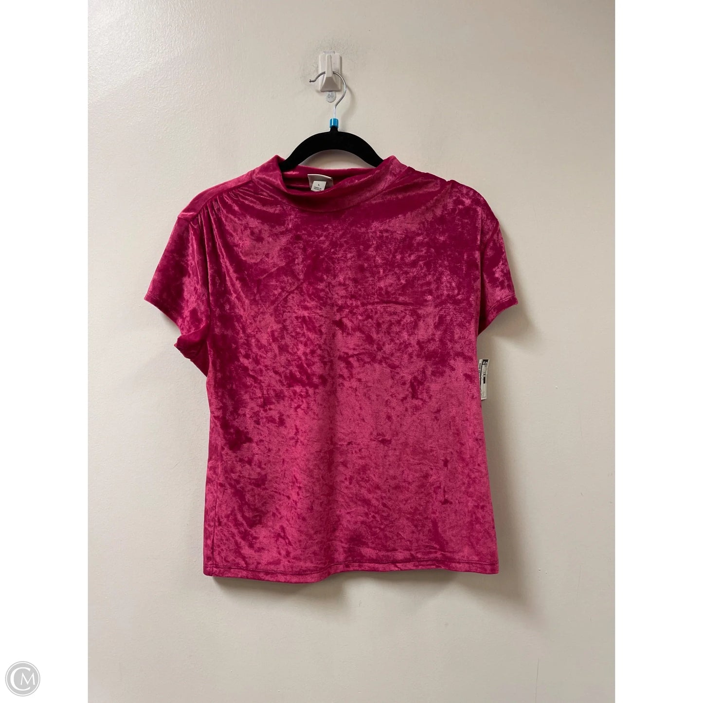 Top Short Sleeve By A New Day In Pink, Size: L