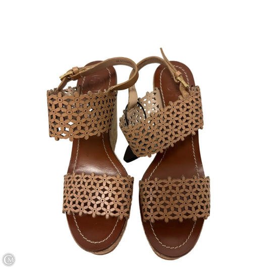 Sandals Designer By Tory Burch In Tan, Size: 9