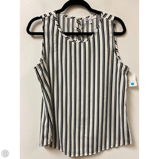 Top Sleeveless By Dr2 In Striped Pattern, Size: M
