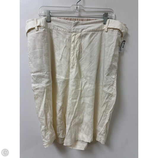 Shorts By Soft Surroundings In Cream, Size: 22