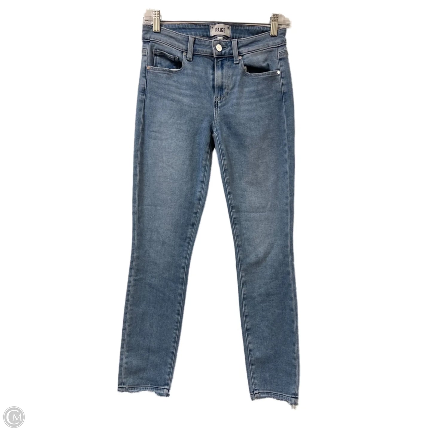 Jeans Skinny By Paige In Blue Denim, Size: 4