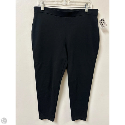 Pants Leggings By Chicos In Black, Size: 12