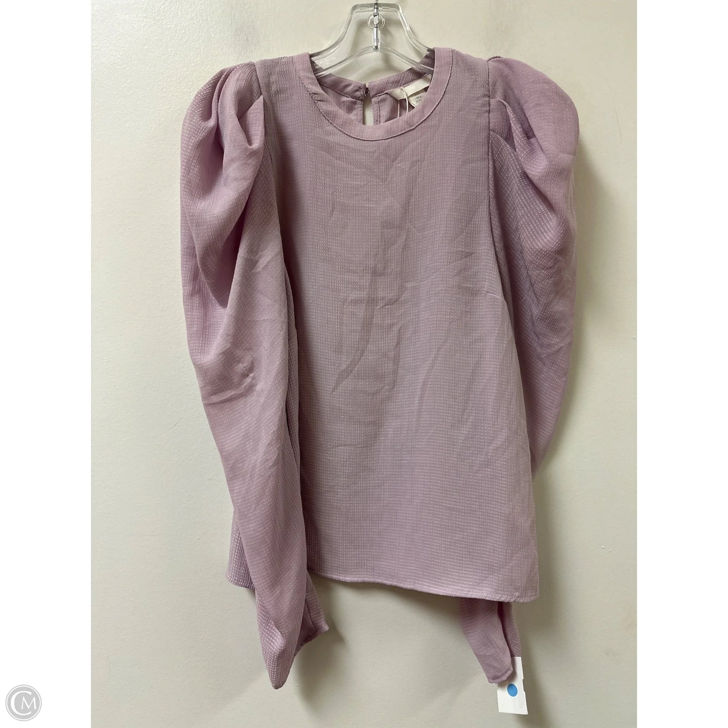 Top Long Sleeve By H&m In Purple, Size: S