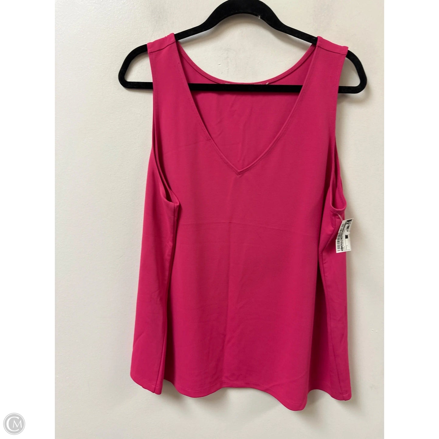 Top Sleeveless By Clothes Mentor In Pink, Size: L
