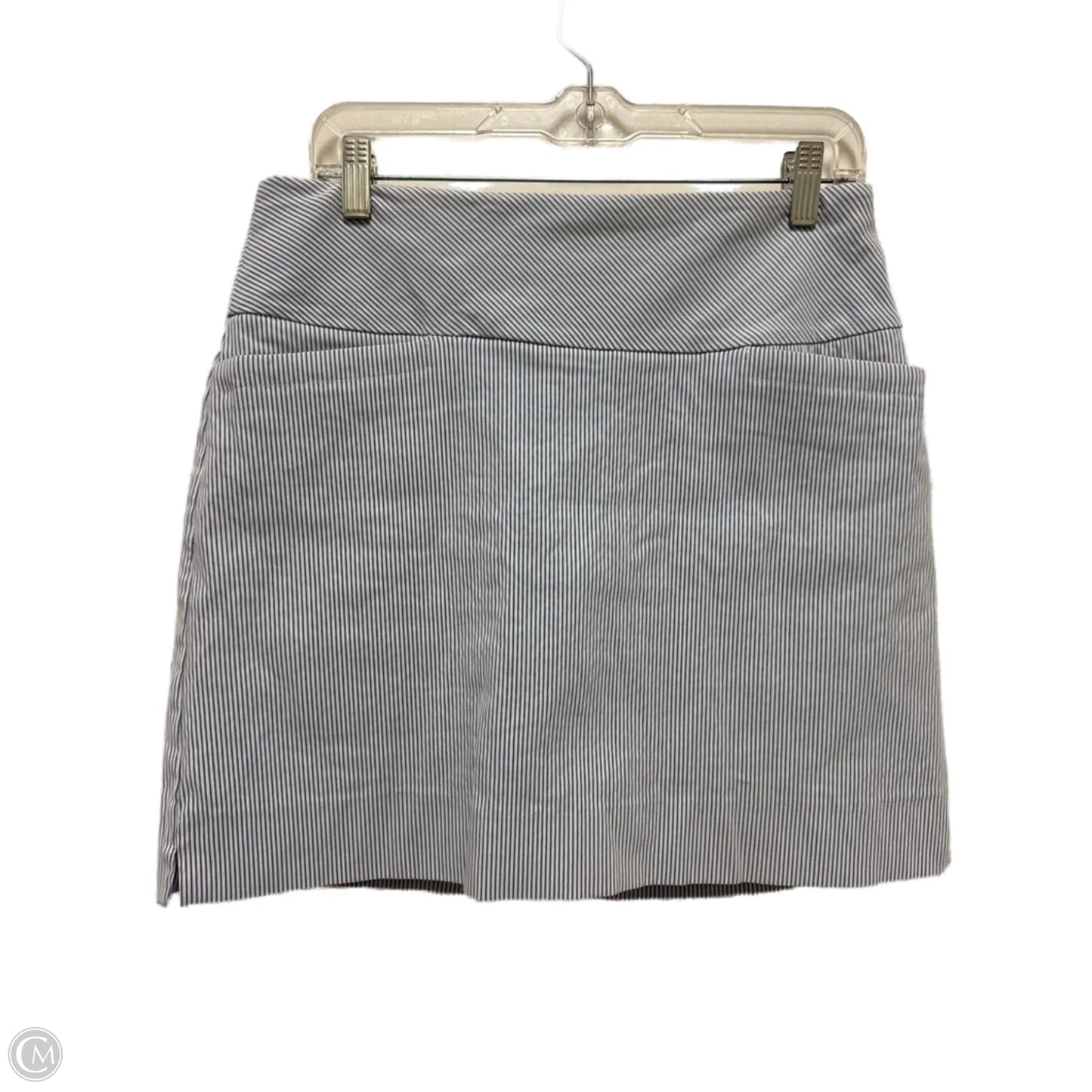 Skort By Sc & Co In Blue & White, Size: 8